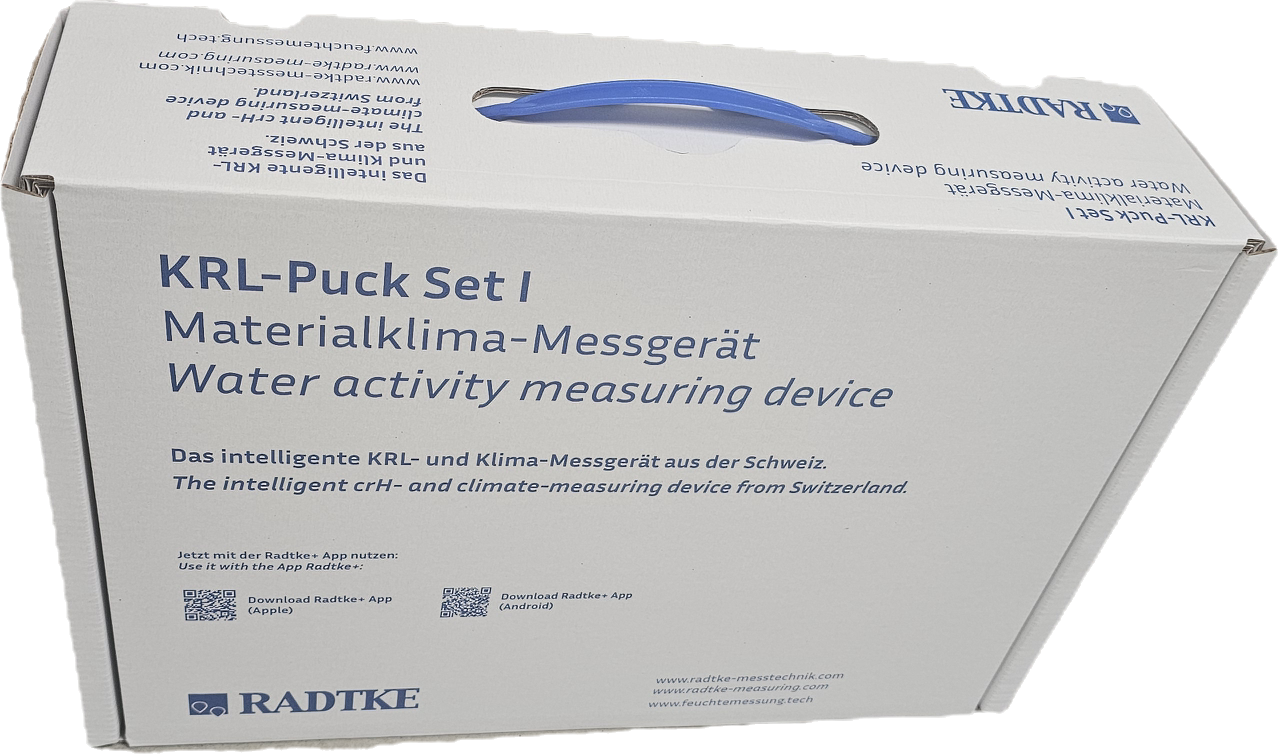 KRL-Puck Set I ohne Koffer - Materialklimamessgerät